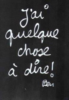 *** j'ai kelque chose a te dire****